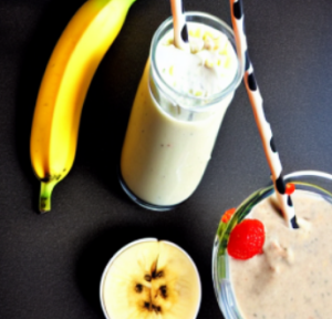 Strawberry Banana Yogurt Smoothie For Weight Loss