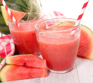 Healthy Morning Boost Shake with Chia and Watermelon